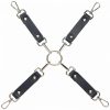 Ouch! Milan Collection Hogtie Connectors - Black/Red