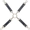 Ouch! Milan Collection Hogtie Connectors - Black/Red