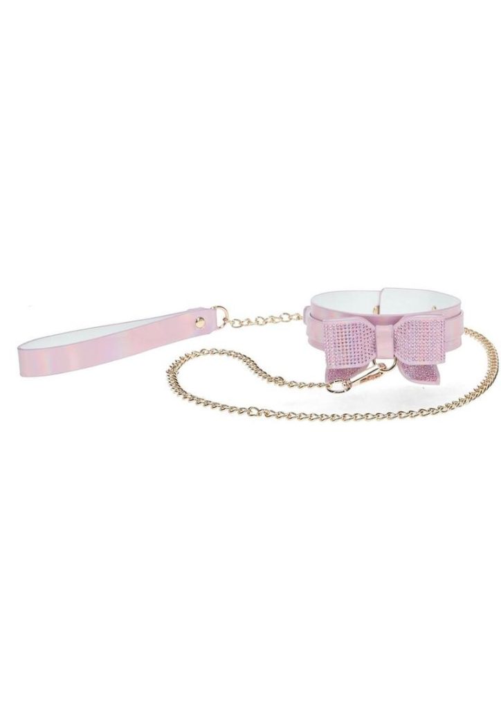 Ouch! Paris Collection Collar with Leash - Pink