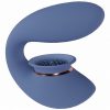 Twitch 3 Silicone Rechargeable Suction and Tongue Vibrator - Blue/Grey