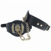 Ouch! London Collection Leg Cuffs - Black