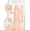 RealRock Skin Realistic Dildo with Balls 7in - Vanilla