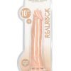 RealRock Skin Realistic Dildo without Balls 10in - Vanilla