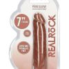 RealRock Skin Penis Extender 7in - Caramel