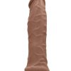 RealRock Skin Penis Extender 6in - Caramel