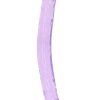RealRock Crystal Clear Double Dong 13in - Purple