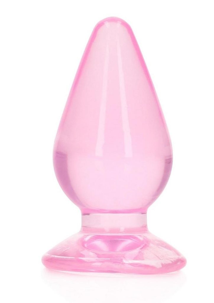 RealRock Crystal Clear Anal Plus 4.5in - Pink