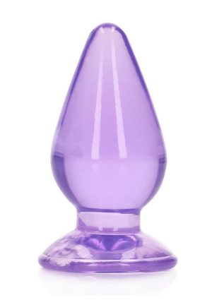 RealRock Crystal Clear Anal Plus 4.5in - Purple