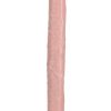 RealRock Realistic Skin Slim Double Ended Dong 12in - Vanilla