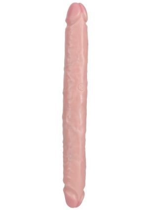 RealRock Realistic Skin Slim Double Ended Dong 12in - Vanilla