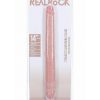 RealRock Realistic Skin Slim Double Ended Dong 14in - Vanilla