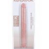 RealRock Realistic Skin Thick Double Ended Dong 14in - Vanilla