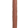 RealRock Realistic Skin Thick Double Ended Dong 14in - Caramel