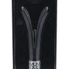 Royal Gems Dueling Queens Rechargeable Silicone Vibrator - Black