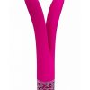 Royal Gems Dueling Queens Rechargeable Silicone Vibrator - Pink