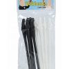 S-Line The Dickheads Couples Straws - Black/White