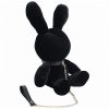 S-Line Rabbit Bondage Velvet - Small - Black