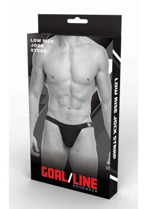 Goal Line Low Rise Jockstrap - Large/XLarge - Black