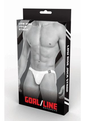 Goal Line Low Rise Jockstrap - L/XL - White