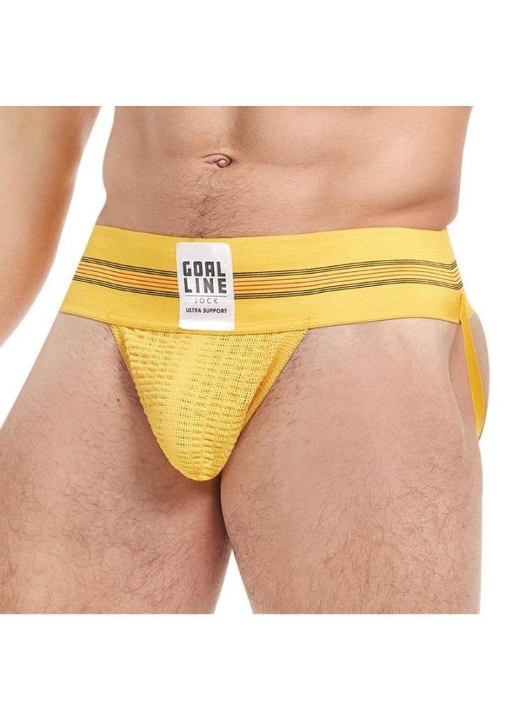 Goal Line Class Jockstrap - Large/XLarge - Yellow