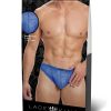 Lace King Lace Thong - M/L - Blue