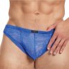 Lace King Lace Thong - M/L - Blue