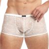 Lace King Lace Boxers - Small/Medium - White