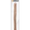 Dr. Skin Plus Posable Double Dong 16.5in - Vanilla