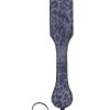 Sex and Mischief Cougar Studded Paddle - Navy/Gold