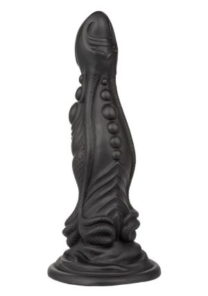 Monster Dong The Colossus Silicone Dildo 9.75in - Black