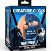 Creature Cocks Night Prowler Silicone Penis Sleeve - Large - Silver/Black