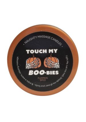 Kama Sutra Halloween Mini Massage Candle 1oz Touch My Boo-bies - Pumpkin Spice