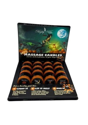 Kama Sutra Halloween Massage Candles Prepack Display (16 Per Display)