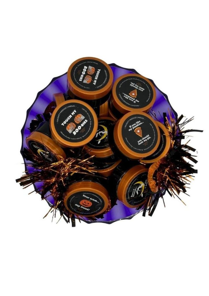 Kama Sutra Halloween Massage Candles Prepack (16 Per Bowl)