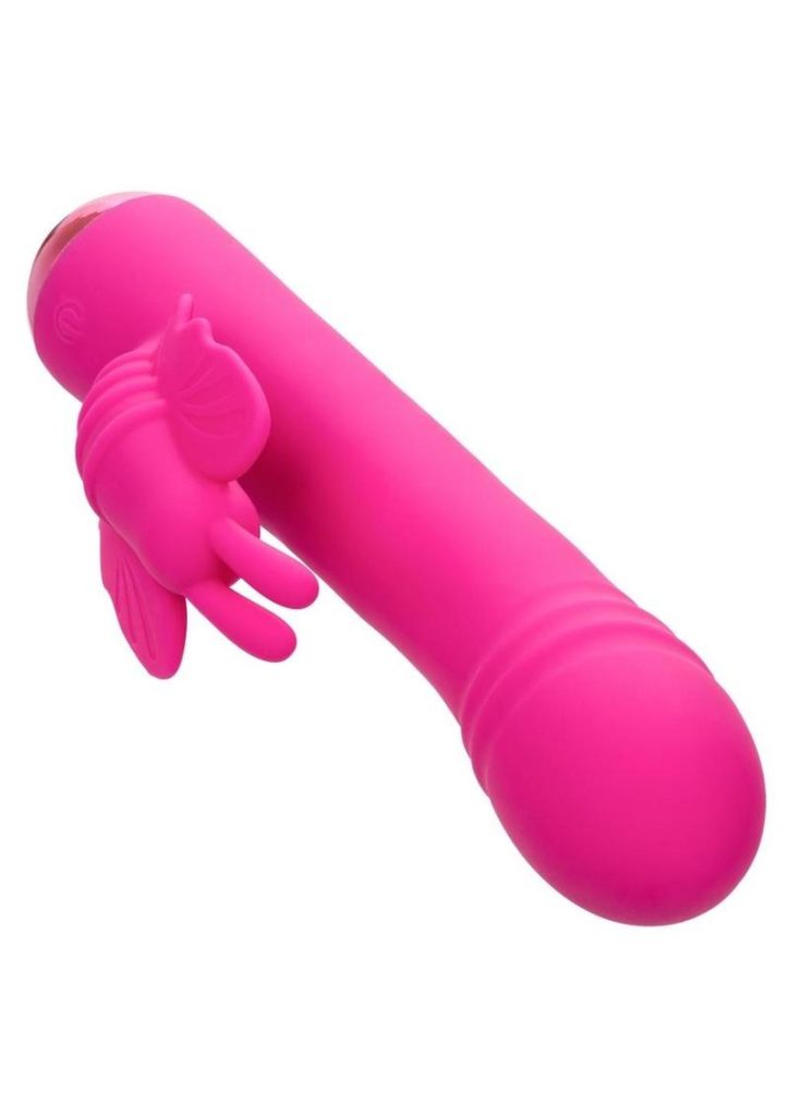 Thicc Chubby Rotating Rechargeable Silicone Butterfly Rabbit Vibrator- Purple