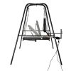 Master Series Throne Deluxe Adjustable Sling with Rechargeable Sex Machine - Black