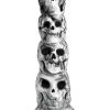 Creature Cocks Tower of Doom Silicone Dildo - Gray/White