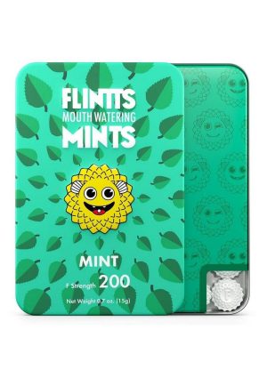 Flintts Mints Mouth Watering Oral Delights - Mint (F Strength 200) - 28-30 per tin