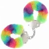 Ouch! Heavy-Duty Fluffy Handcuffs - Multicolor 1