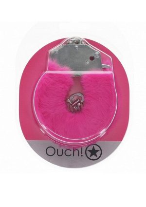 Ouch! Heavy-Duty Fluffy Handcuffs - Pink