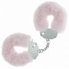 Ouch! Heavy-Duty Fluffy Handcuffs - Powder Pink