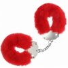 Ouch! Heavy-Duty Fluffy Handcuffs - Red