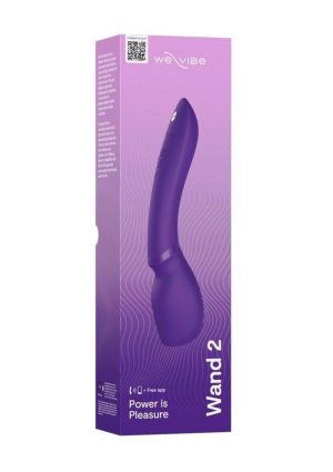 We-Vibe Wand 2 Rechargeable Silicone Wand - Purple