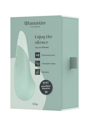 Womanizer Vibe Rechargeable Silicone Clitoral Vibrator - Sage