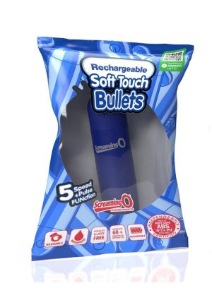 Screaming O Soft Touch Rechargeable Bullet - Blue