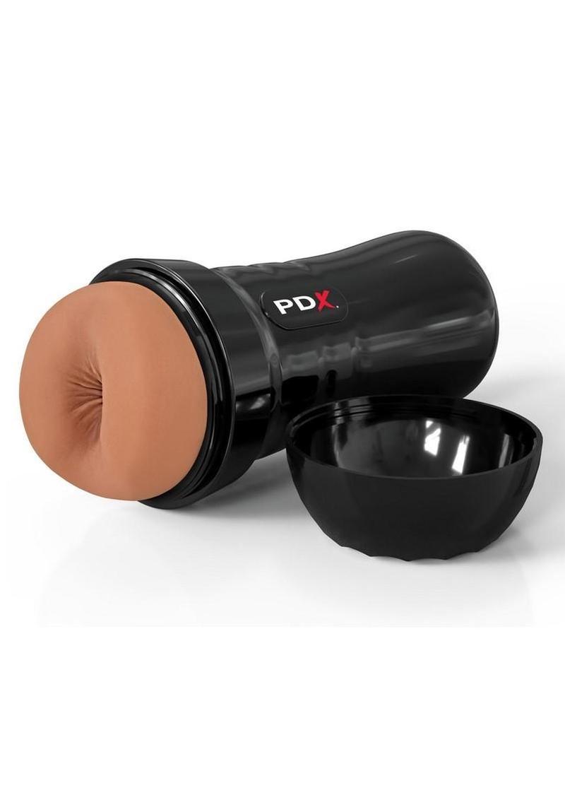 PDX Extreme Wet Bussies Super Bangin Butthole Stroker - Caramel