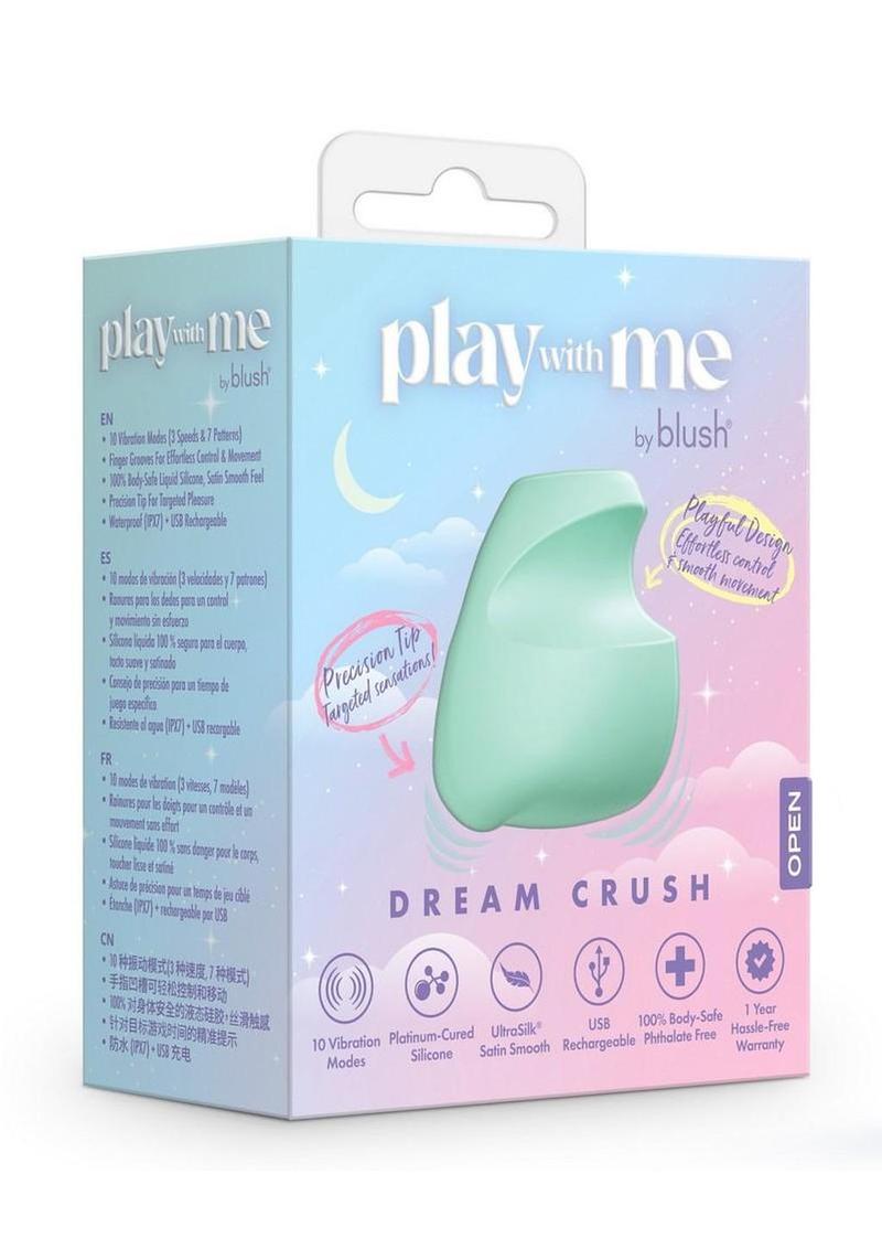 Play With Me Dream Crush Rechargeable Silicone Stimulator - Green